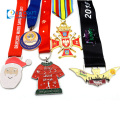 Projeto personalizado, você possui metal ouro prata bronze banhado a logotipo 3D esmalte corrida corrida maratona fabricante de medalhas esportivas